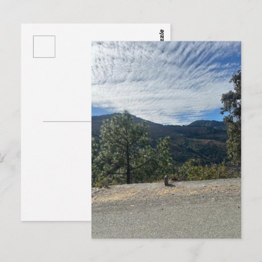 山の風景 ポストカード (正面/裏面)