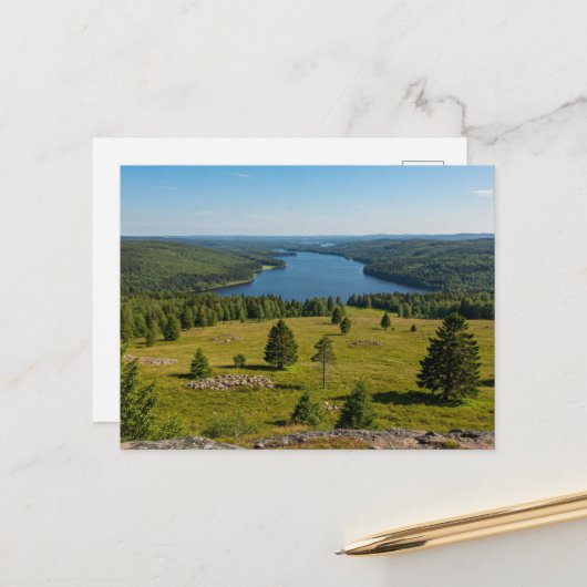 山の風景 ポストカード (正面/裏面インサイチュ)