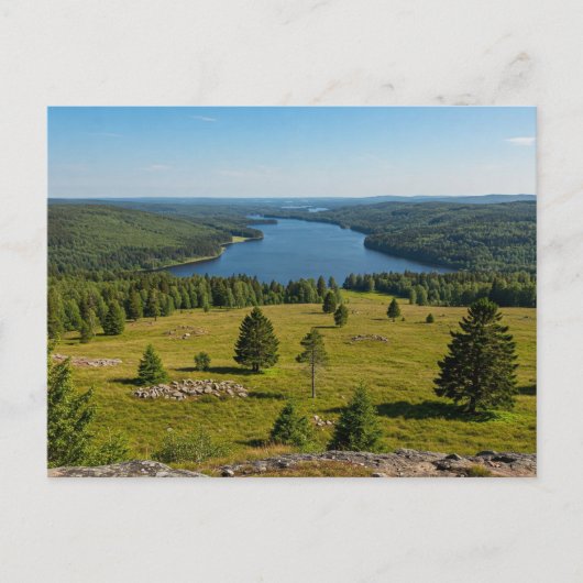 山の風景 ポストカード (正面)