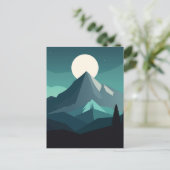 山の風景 ポストカード (スタンド正面)