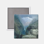 山の風景 マグネット (正面/裏面)