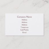 山の風景 名刺 (裏面)