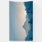 山の風景 横断幕 (縦)