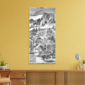 山の風景、黄金王後1671 キャンバスプリント (インサイチュ (リビング))