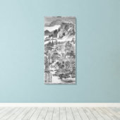 山の風景、黄金王後1671 キャンバスプリント (インサイチュ (ウッドフロア))