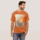 山の風景 1 家族の友人 Tシャツ (正面フル)