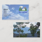 山の高い名刺 名刺 (正面/裏面)