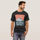 山の高さに十分なヴィンテージ Tシャツ (正面フル)