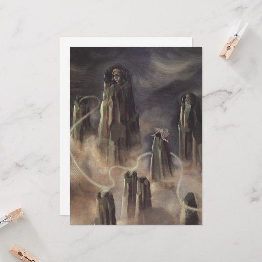 山の魂（Remedios Varoによる） カード (正面/裏面インサイチュ)