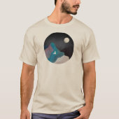 山の鳥の風景 Tシャツ (正面)