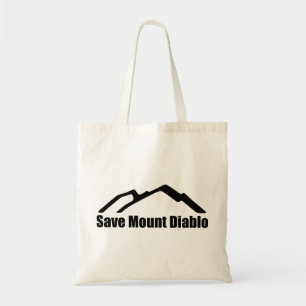 山のDiabloのロゴのトートを救って下さい トートバッグ