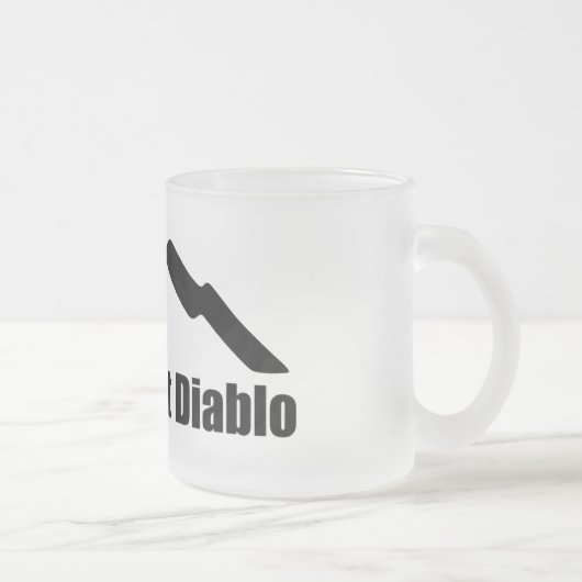 山のDiabloの飲み物用品を救って下さい フロストグラスマグカップ (右)