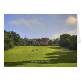 山のEdgcumbeの家のブランクnotelet/カード