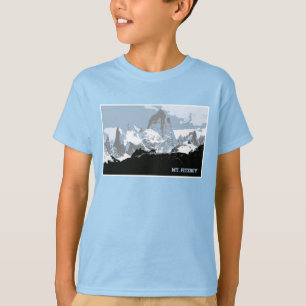 山のFitzroy山、パタゴニア、アルゼンチン Tシャツ