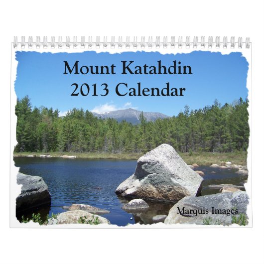 山のKatahdin 2013のカレンダー カレンダー (カバー)