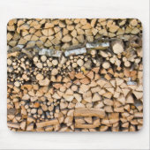 山のmousepadの切り刻まれた木 マウスパッド (正面)