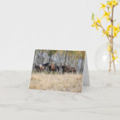 山のnotecardsの乗馬 カード (黄色い花)