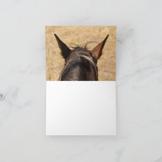 山のnotecardsの乗馬 カード (内部)