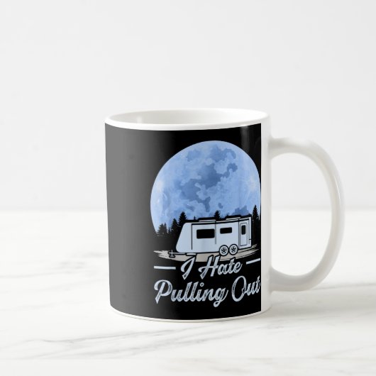 山のRVバン キャンプから出るのが嫌 コーヒーマグカップ (右)