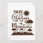 山はいつだって時間がある シーズンカード (正面/裏面)