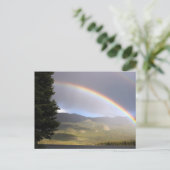 山はがきに対する水の上に虹 ポストカード (スタンド正面)