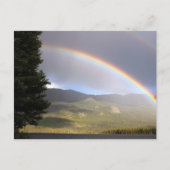 山はがきに対する水の上に虹 ポストカード (正面)