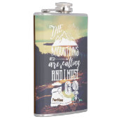 山はタイポグラフィをあなたの写真と呼んでいます フラスク (右)