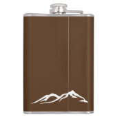 山はタイポグラフィをあなたの写真と呼んでいます フラスク (裏面)