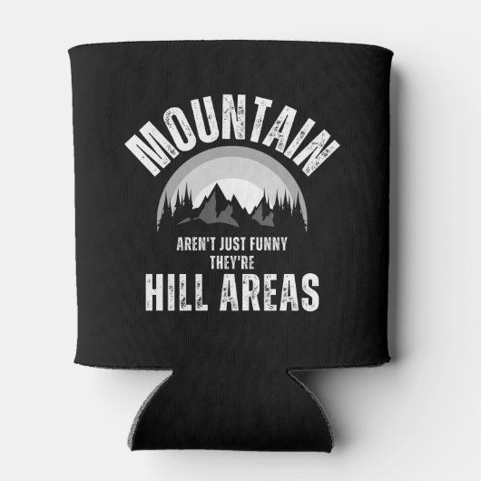 山は丘のおもしろい地域ではないパパジョーク 缶クーラー (裏面)