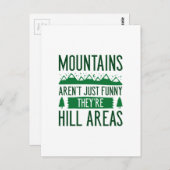 山は丘陵地帯 ポストカード (正面/裏面)