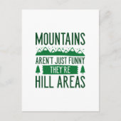 山は丘陵地帯 ポストカード (正面)