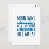 山は丘陵地帯 ポストカード (正面/裏面)