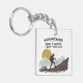 山は動かないが動ける キーホルダー (正面左)