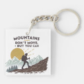 山は動かないが動ける キーホルダー (裏面)