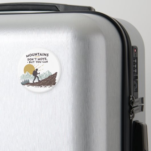 山は動かないが動ける マグネット (インサイチュ (スーツケース))