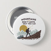 山は動かないが動ける 缶バッジ (正面&裏面)