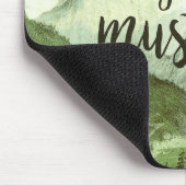 山は呼んで、私は行かなければなりませんマウスパッド マウスパッド (コーナー)