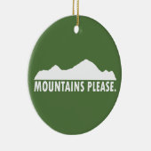 山は喜びます セラミックオーナメント (右)
