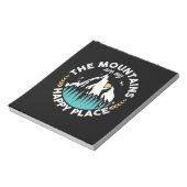 山は私の幸せな場所 ノートパッド (回転)