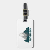 山は私の遊び場だ ラゲッジタグ (正面縦)