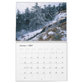 山は自然恋人のカレンダーを流します カレンダー (1月 2027)