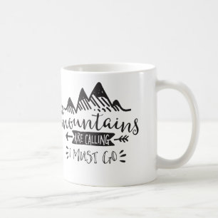山は、私行かなければなりませんマグ呼んでいます コーヒーマグカップ