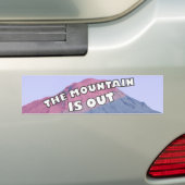 山はBiのバンパーステッカーあります バンパーステッカー (車上)