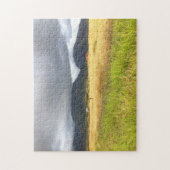 山はLahaina、マウイ、ハワイに近づきます ジグソーパズル (縦)