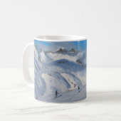 山はTignes 2009年を越えます コーヒーマグカップ (正面左)