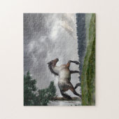 山への失った旅 ジグソーパズル (縦)