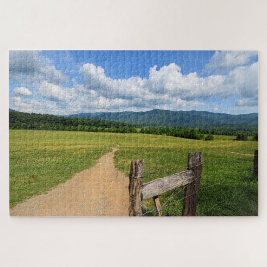 山への小道 - 20 x 30 ジグソーパズル (横)