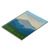 山へ目を上げる ノートブック (左側)