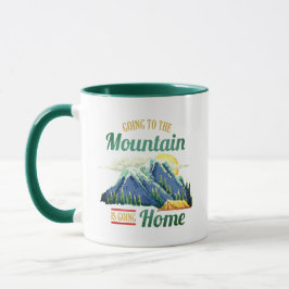 山へ行く荒野 マグカップ