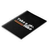 山へ行こう 登山 ハイキング キャンプ ノートブック (左側)